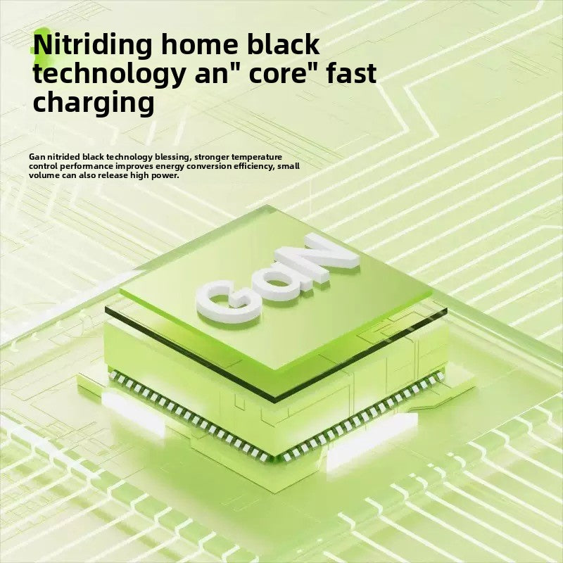 120W Gallium Nitride Charger PD Fast Charging Mobile Phone Charger with Retractable Cable Compatible with Apple and Huawei Chargers