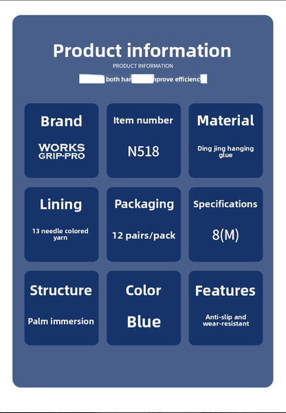 FOR WHOLE SALE ONLY PRICE ON REQUEST                                       Touchscreen Wear-resistant Nitrile Non-slip Coated Work Gloves for Construction Site Wholesale N518 Labor Protection Gloves