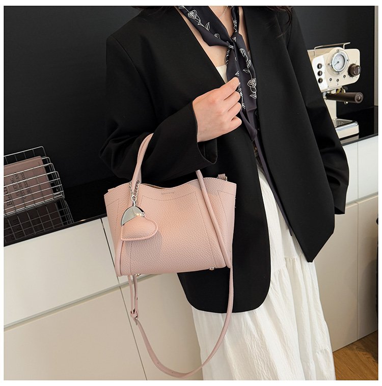 Tote Bag Zipper Shoulder Bag Women's Bag PU
