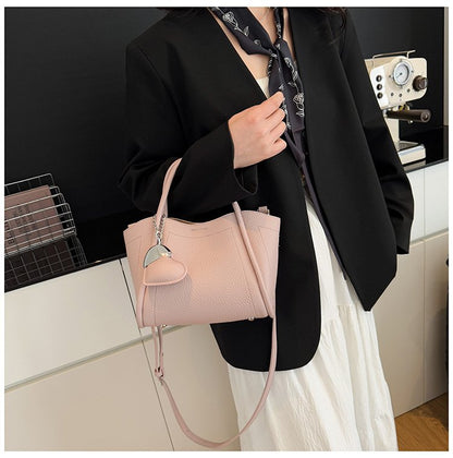 Tote Bag Zipper Shoulder Bag Women's Bag PU