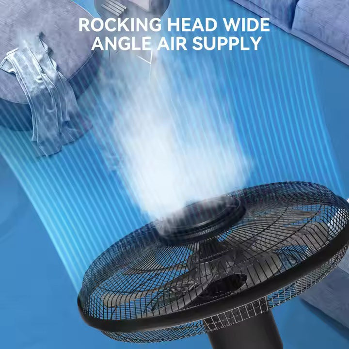 iSolfan Mist Emitting Fan Factory Direct Sale Black Mist Fan Floor Fan