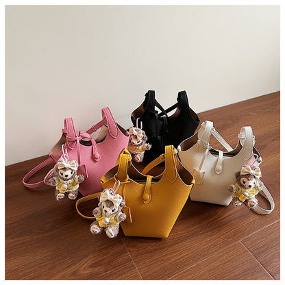 Niche Design Sense Simple Commuting Versatile Bucket Bag