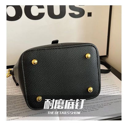 One Size Bucket Bag Vegetable Basket Bag Women's Bag PU