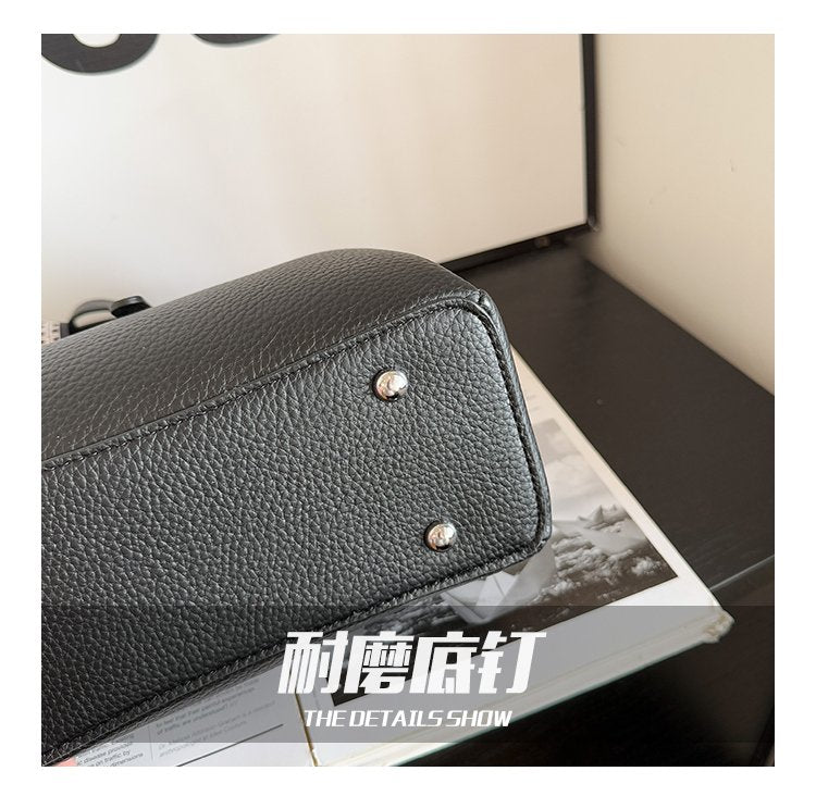 Magnetic Buckle Shoulder Bag Women's Bag 2025 Spring Tote Bag PU One Size