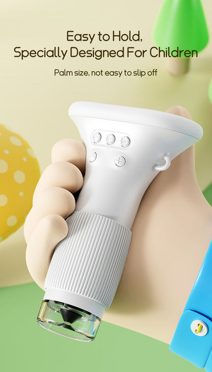 Children's Portable Optical Microscope Magnifier Toy Handheld Mini Student Experiment Science Handheld Microscope