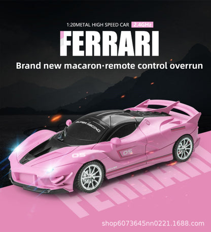 1:18Wireless Remote Control Racing Car High-Speed Drift Charging Light Small Car Boys Children's Toys