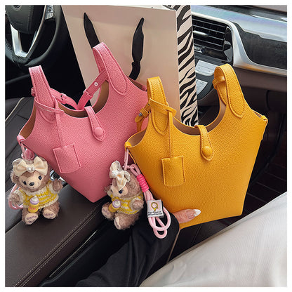 Niche Design Sense Simple Commuting Versatile Bucket Bag