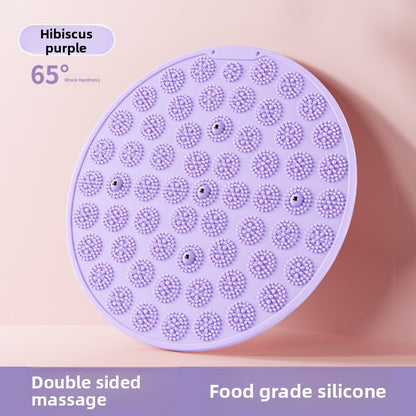 Silicone Acupressure Mat Double-Sided Foot Massage Pad with Magnetic Therapy for Home Use, Thickened Ultra Slow Running Meridian Running Mat Foot Massage Mat