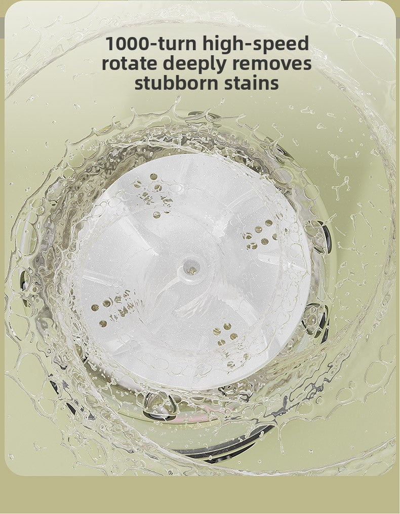 Mini Small Washing Machine Blue Light Sterilization Portable Baby and Mother Underwear Socks Panties Professional Underwear Laundry Cup