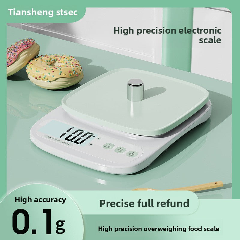 Kitchen Scale High Precision Electronic Scale Kitchen Small Gram Scale Accurate Coffee Scale Gram Weight Measuring Device Household Food Scale
