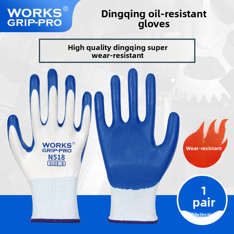 FOR WHOLE SALE ONLY PRICE ON REQUEST                     Nitrile Rubber Coated Labor Protection Gloves for Construction Site Work, Thickened, Wear-resistant, Odorless, Breathable Nylon Latex Work Gloves