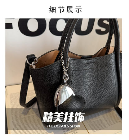 Tote Bag Zipper Shoulder Bag Women's Bag PU