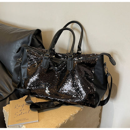 Sequin fashion Large Capacity Travel Bag