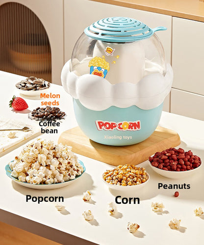 Toys Children's Mini Popcorn Machine Electric Fully Automatic Multi-Functional Small Home Appliance Pretend Play Popcorn Maker for Home Use