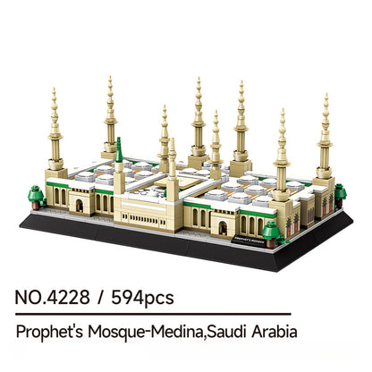 Medina Mosque, Saudi Arabia, Small Particle Building Blocks, Educational Toys