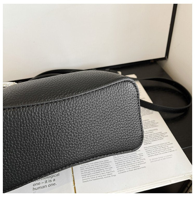 Women's Bag Zipper PU One Size 2025 Summer Basket Bag Shoulder Bag