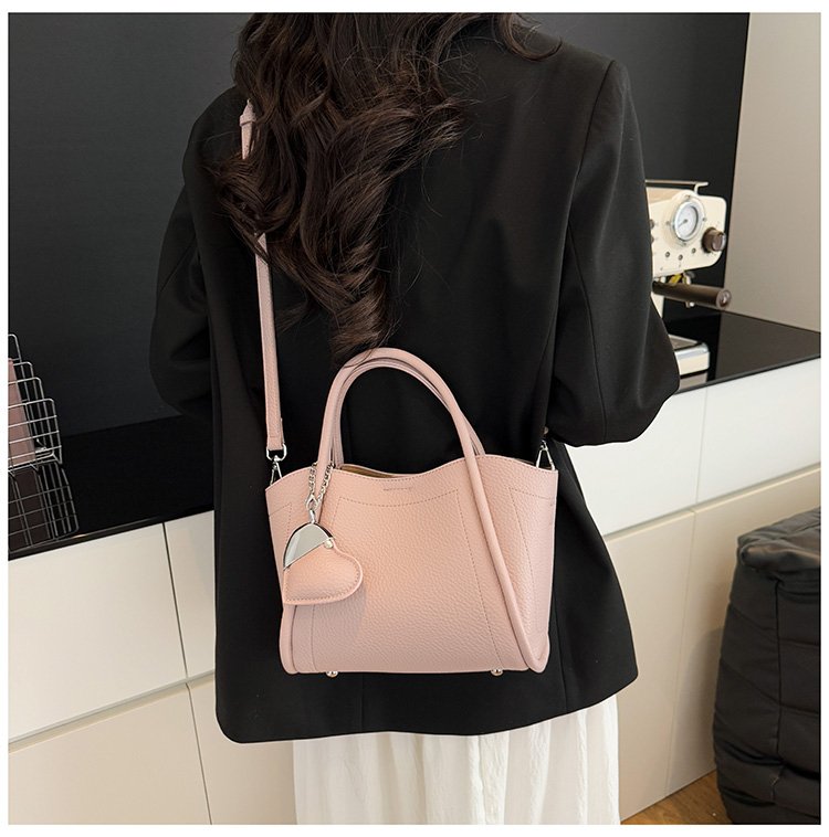 Tote Bag Zipper Shoulder Bag Women's Bag PU