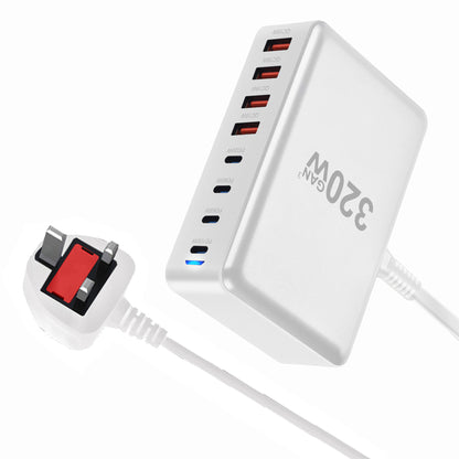 New 500W GaN PD Charger 6C2A Multi-Port Desktop Charger 8 Ports Desktop Charger Hot Item Desktop Charger