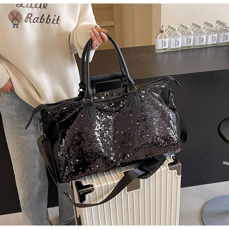 Sequin fashion Large Capacity Travel Bag