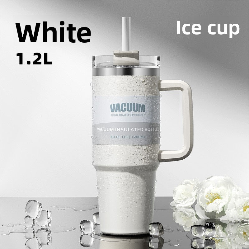 40oz Car Cup Large Capacity Insulated Cup Ice Cup304Stainless Steel Car Cup Cold Preservation