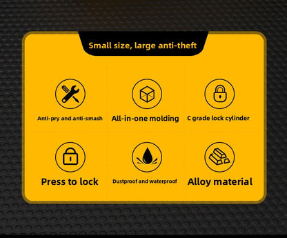 Universal Electric Bike Disc Brake Lock Motorcycle Lock Anti-Theft Bicycle Alarm Disc Brake Lock Mountain Bike Lock Bicycle Lock