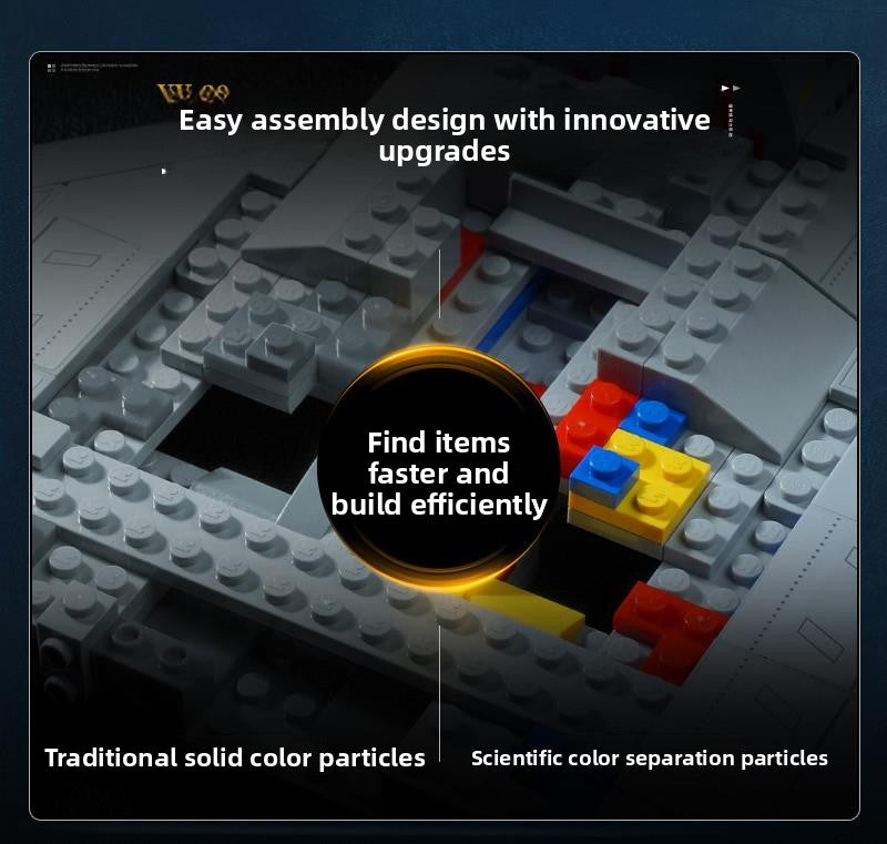 Wonderful Building Blocks Great Power Heavy Equipment Series Y-20 Large Transport Aircraft Model Assembly Toy 23034