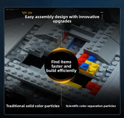 Wonderful Building Blocks Great Power Heavy Equipment Series Y-20 Large Transport Aircraft Model Assembly Toy 23034