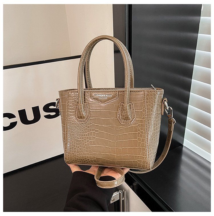 Single Shoulder Crossbody Handbag Zipper Women's Bag PU