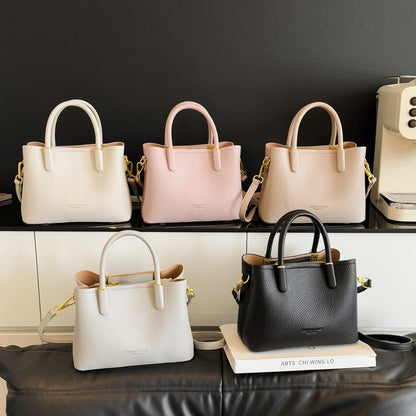 Single Shoulder Bag with Stitching, Single Shoulder Crossbody Handbag for Women, Zipper PU