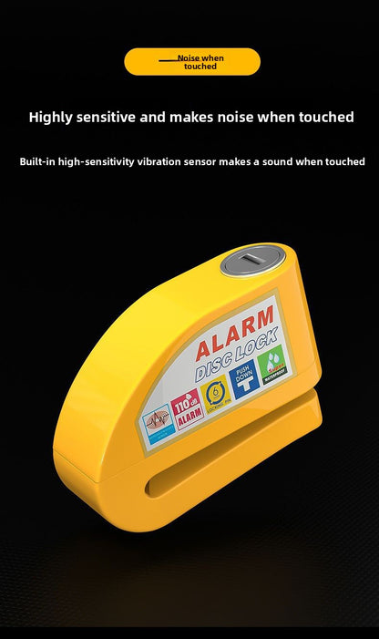 Universal Electric Bike Disc Brake Lock Motorcycle Lock Anti-Theft Bicycle Alarm Disc Brake Lock Mountain Bike Lock Bicycle Lock