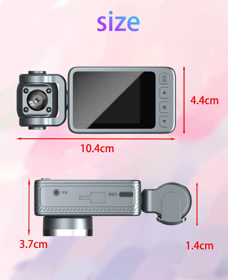 4K New Model Dash Cam Three-Lens Reversing Image WIFI In-Car Driving CARDVR