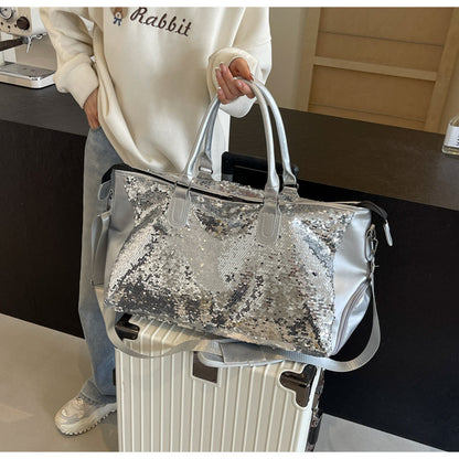 Sequin fashion Large Capacity Travel Bag
