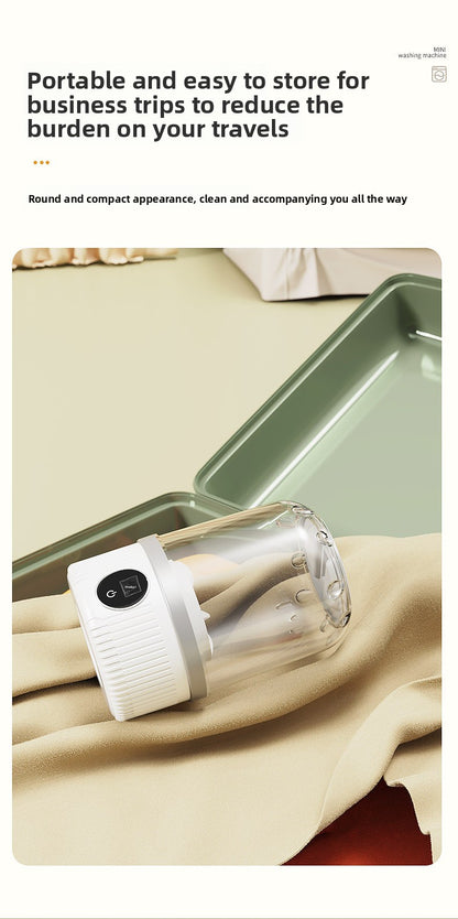 Mini Small Washing Machine Blue Light Sterilization Portable Baby and Mother Underwear Socks Panties Professional Underwear Laundry Cup