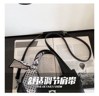 Magnetic Buckle Shoulder Bag Women's Bag 2025 Spring Tote Bag PU One Size