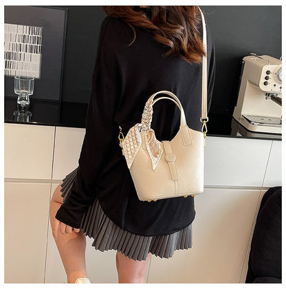 One Size Bucket Bag Vegetable Basket Bag Women's Bag PU