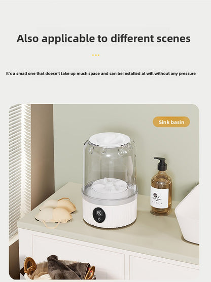 Mini Small Washing Machine Blue Light Sterilization Portable Baby and Mother Underwear Socks Panties Professional Underwear Laundry Cup
