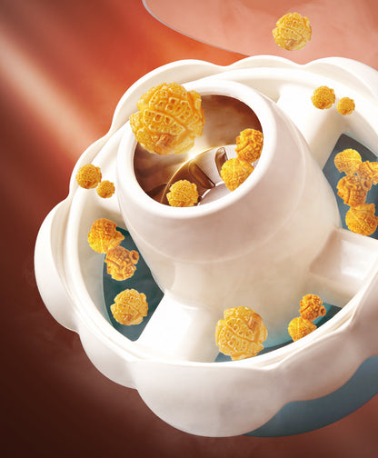 Toys Children's Mini Popcorn Machine Electric Fully Automatic Multi-Functional Small Home Appliance Pretend Play Popcorn Maker for Home Use