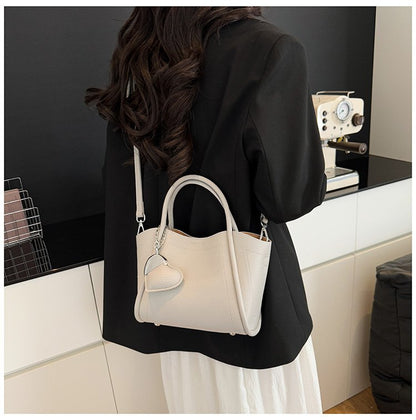 Tote Bag Zipper Shoulder Bag Women's Bag PU