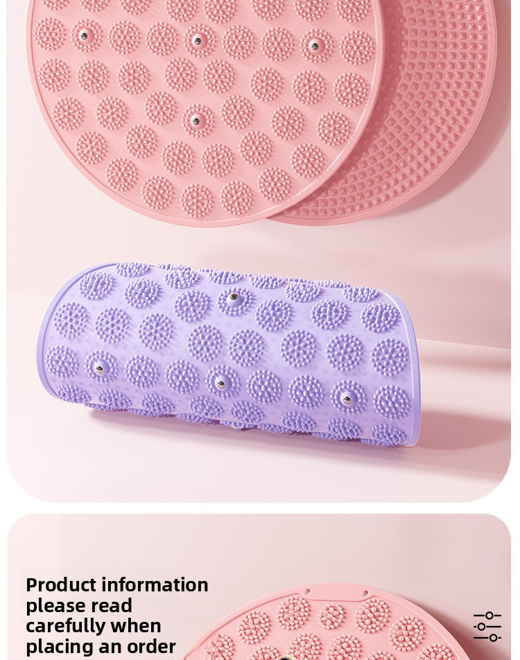 Silicone Acupressure Mat Double-Sided Foot Massage Pad with Magnetic Therapy for Home Use, Thickened Ultra Slow Running Meridian Running Mat Foot Massage Mat