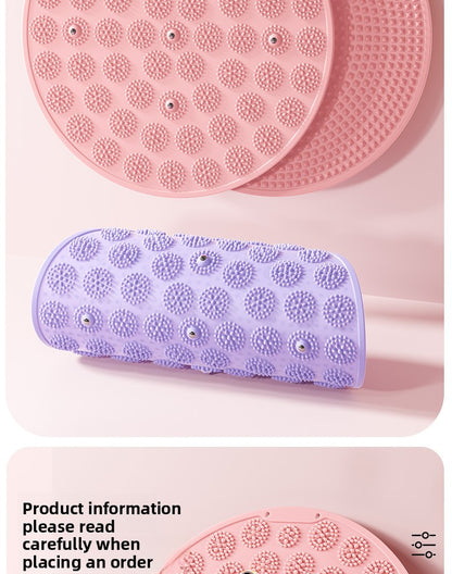 Silicone Acupressure Mat Double-Sided Foot Massage Pad with Magnetic Therapy for Home Use, Thickened Ultra Slow Running Meridian Running Mat Foot Massage Mat