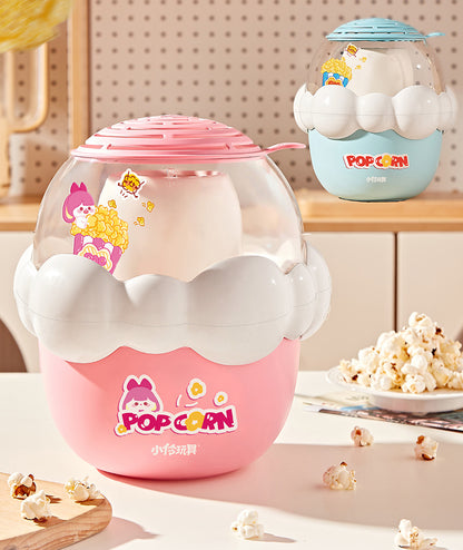 Toys Children's Mini Popcorn Machine Electric Fully Automatic Multi-Functional Small Home Appliance Pretend Play Popcorn Maker for Home Use