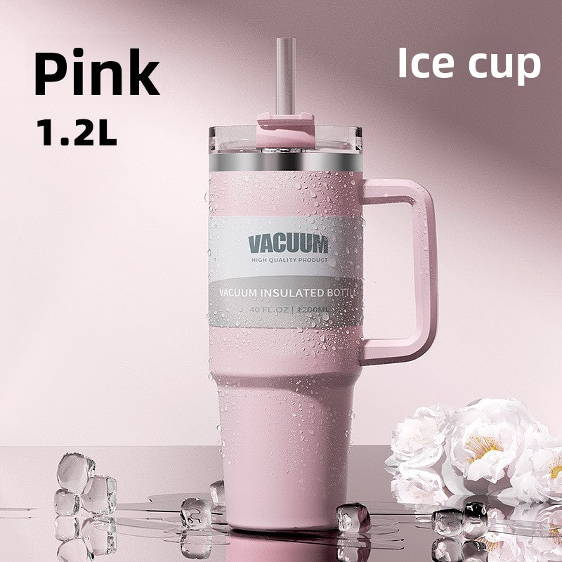 40oz Car Cup Large Capacity Insulated Cup Ice Cup304Stainless Steel Car Cup Cold Preservation