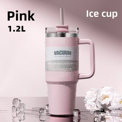 40oz Car Cup Large Capacity Insulated Cup Ice Cup304Stainless Steel Car Cup Cold Preservation