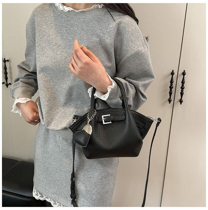 Zipper Tote Bag Women's Bag PU2025 Spring One Size Crossbody Handbag