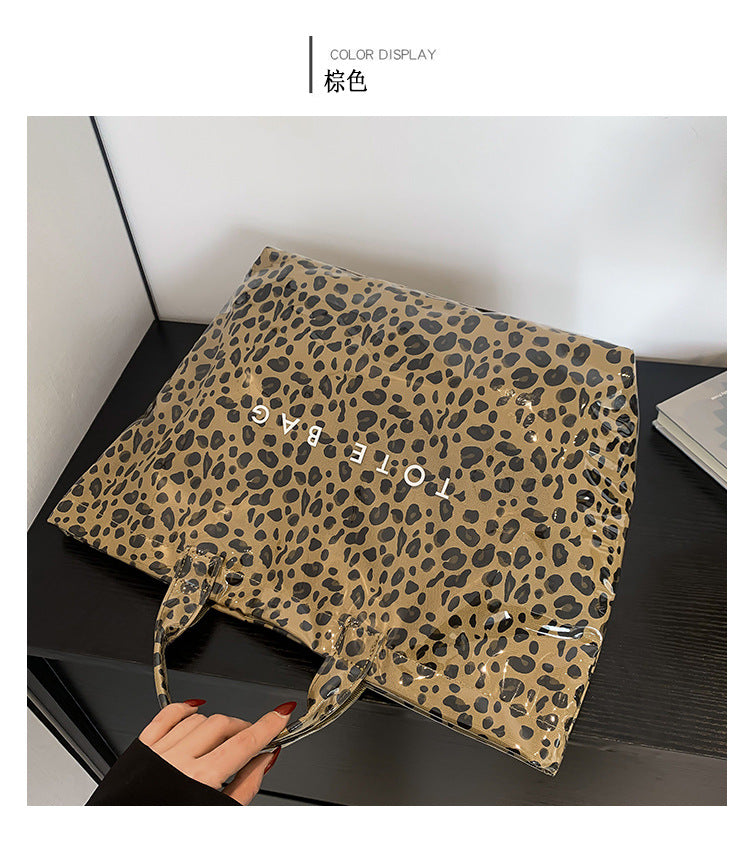 Leopard Print Handheld Large Bag Tote Bag