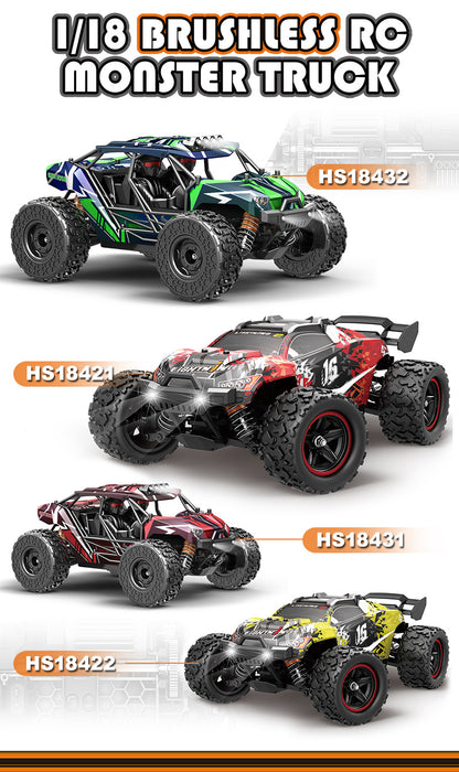 1/18Brushless High-Speed Four-Wheel Drive2.4G Full Scale Professional RC Remote Control Off-Road Big Wheel Bike1/14Brush
