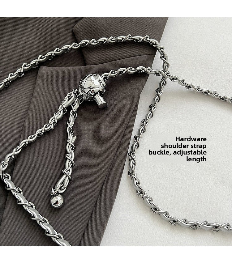 Versatile Simple Elegant Square Bag Shoulder Crossbody Bag