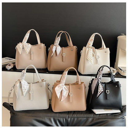 Magnetic Buckle Shoulder Bag Women's Bag 2025 Spring Tote Bag PU One Size