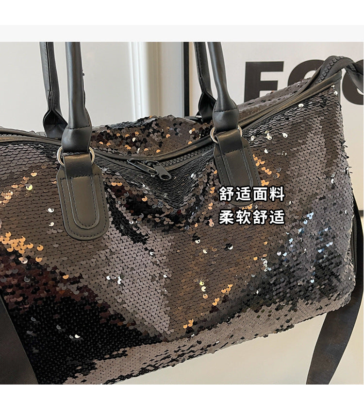 Sequin fashion Large Capacity Travel Bag