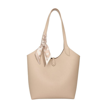 Magnetic Buckle Women's Bag PU Shoulder Bag 2025 Autumn Tote Bag One Size